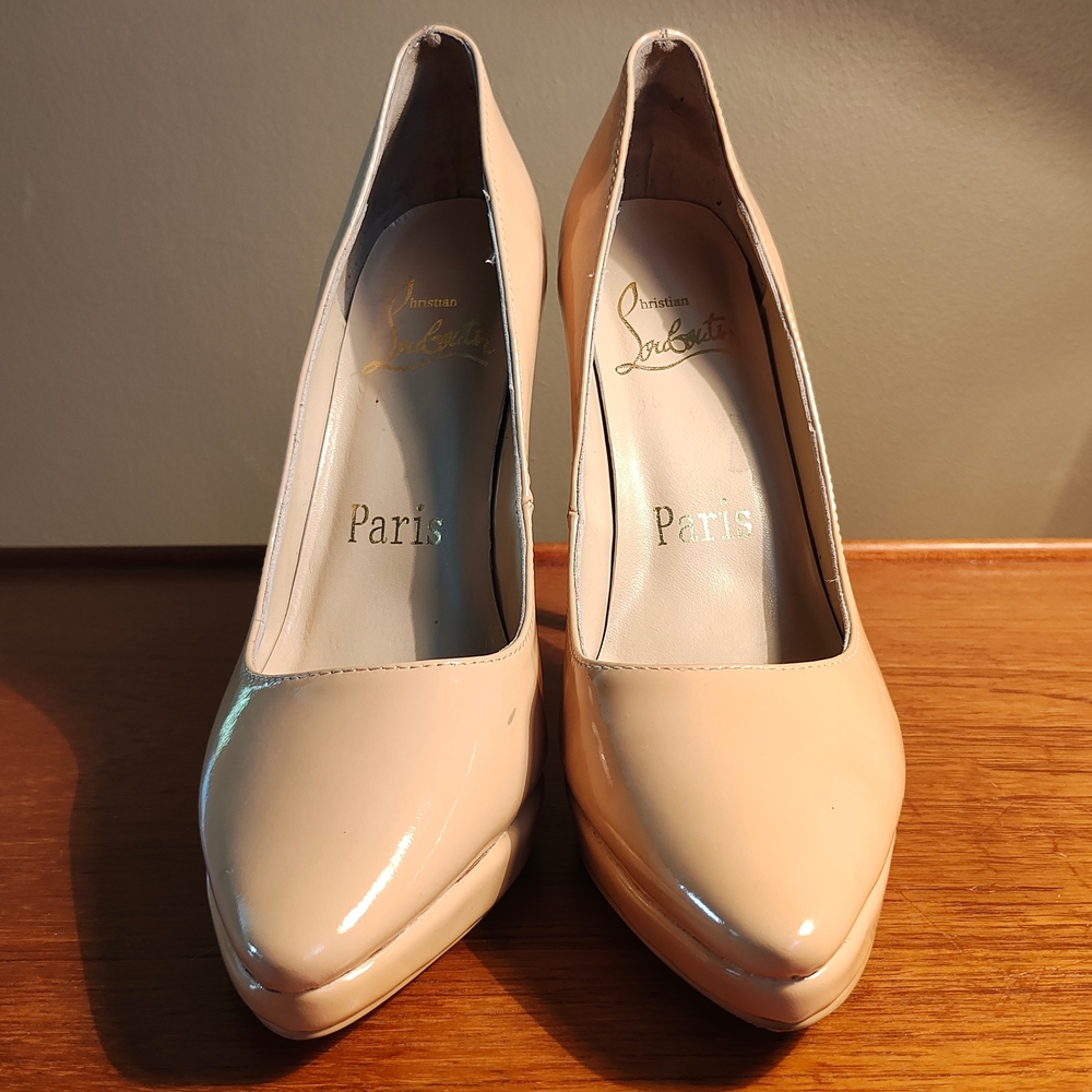 Christian Louboutin Nude Stilettos